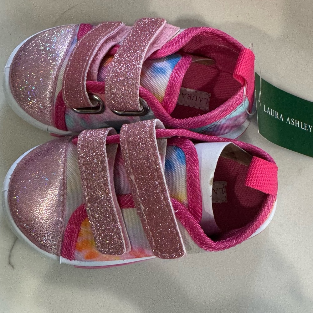 Brand New with tags and box never worn Laura Ashley toddler size 5 shoes